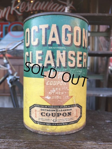 画像1: Vintage Octagon Cleanser Can (J41)  (1)