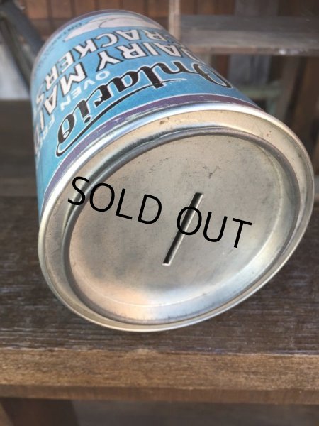 画像5: Vintage Ontario Oven fresh Dairymaid Crackers Bank Can (J40)  (5)