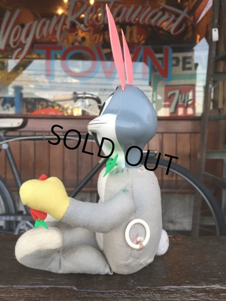 画像2: 70s Vintage Bugs Bunny Pull String Talking Doll (J053) (2)