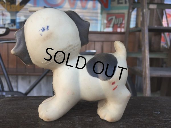 画像5: 50s Vintage Sun Rubber Squeak Toy Puppy (J054) (5)