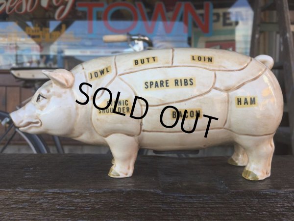 画像2: Vintage Ceramic Pig Piggy Bank (J058) (2)