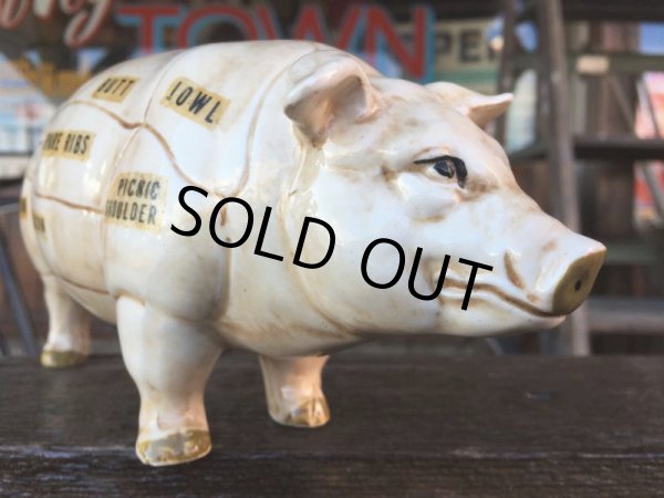 画像5: Vintage Ceramic Pig Piggy Bank (J058) (5)