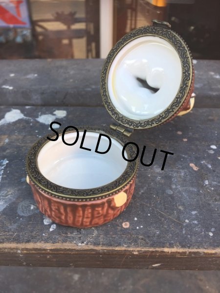 画像7: 70s Vintage Smokey Bear Ceramic Figure Jewelry Box (J062)  (7)