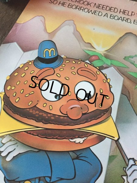 画像2: 70s Vintage McDonalds Poster Sign Big Mac Police (J065)  (2)