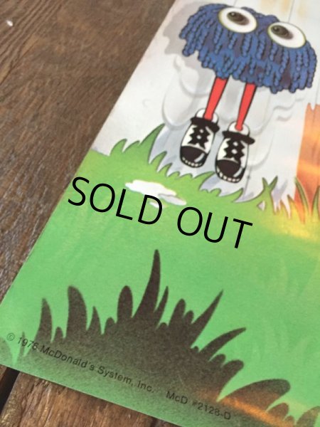 画像5: 70s Vintage McDonalds Poster Sign Ronald McDonald (J064)  (5)