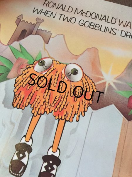 画像2: 70s Vintage McDonalds Poster Sign Ronald McDonald (J064)  (2)