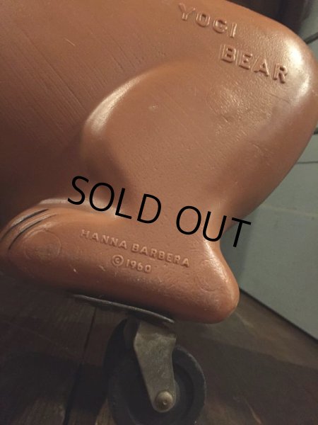 画像9: 60s Vintage Hanna Barbera Yogi Bear Ride On(J066) (9)