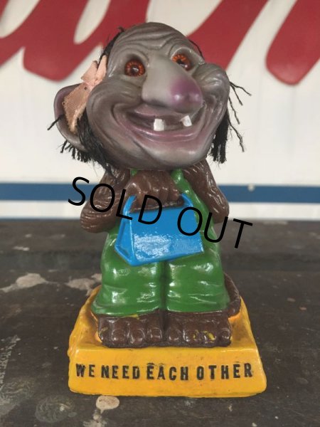 画像1: 70s Vintage Berries Troll Nodder Bobblehead (J070) (1)