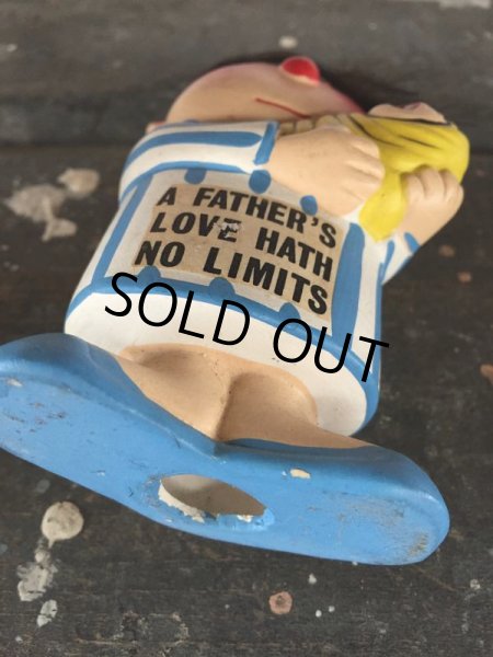 画像7: Vintage Ceramic Doll "A FATHER'S LOVE HATH NO LIMITS" (J071) (7)