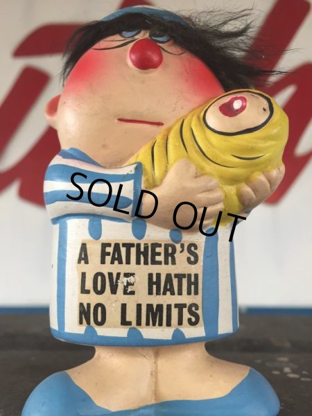 画像8: Vintage Ceramic Doll "A FATHER'S LOVE HATH NO LIMITS" (J071) (8)