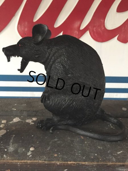 画像3: Vintage Halloween Scary Monster Black Rat (J074) (3)