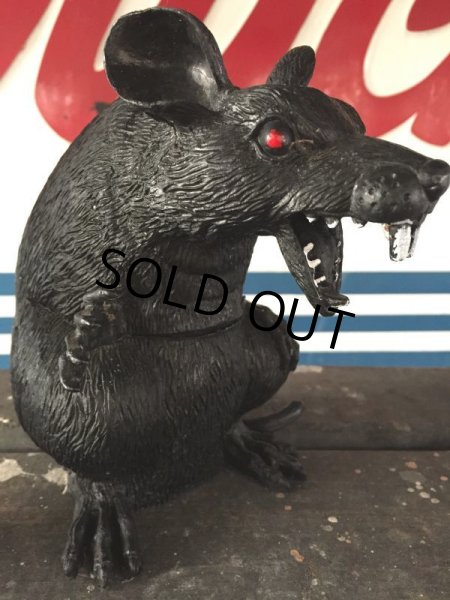 画像6: Vintage Halloween Scary Monster Black Rat (J074) (6)