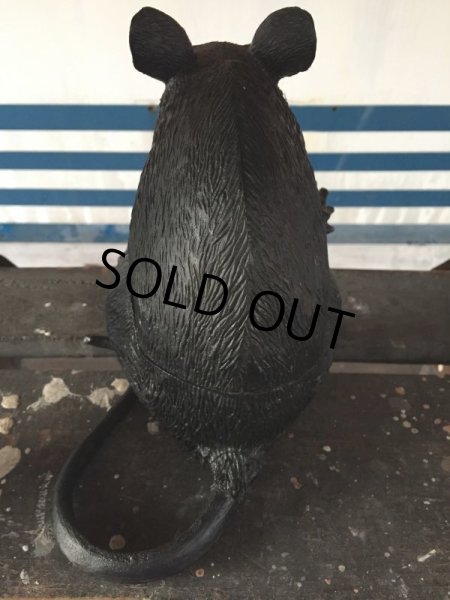 画像4: Vintage Halloween Scary Monster Black Rat (J074) (4)