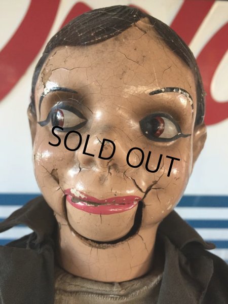 画像8: Vintage Charlie McCarthy Composition Ventriloquist Doll (J086) (8)