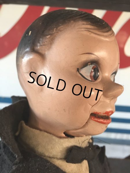 画像6: 30s Vintage Charlie McCarthy Composition Ventriloquist Doll (J087) (6)