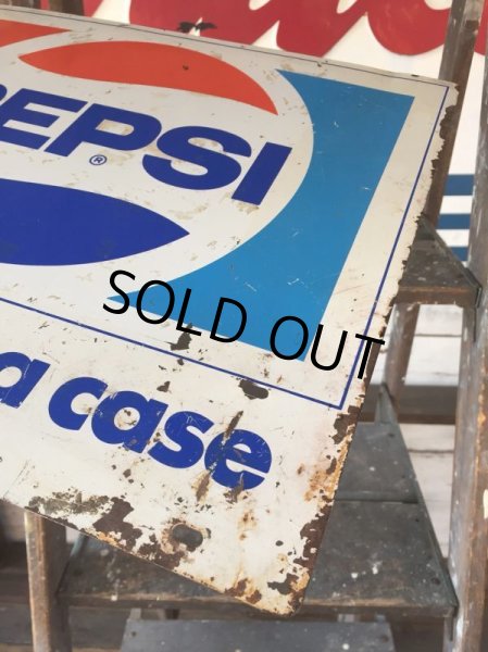 画像3: 70s Vintage Soda Pepsi Metal Sign( (J092) (3)