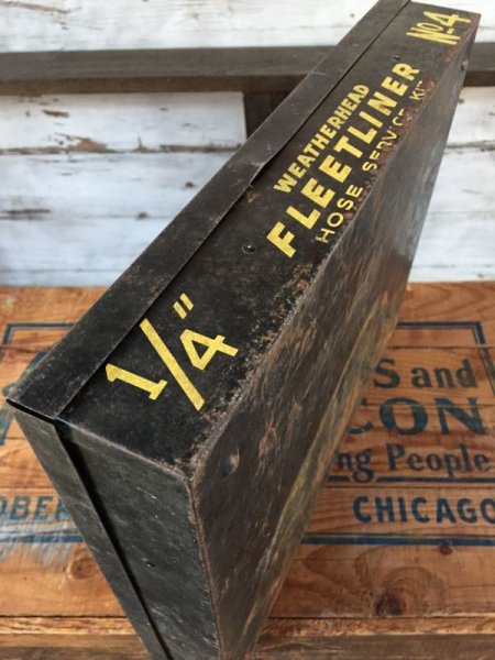 画像5: Vintage Metal Box FLETLINED HOSE SERVICE KIT (J106) (5)