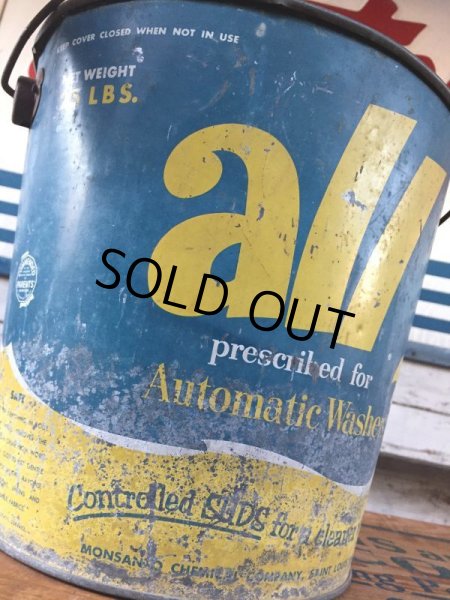 画像8: 50s Vintage All Automatic Washers Bucket   (J102) (8)