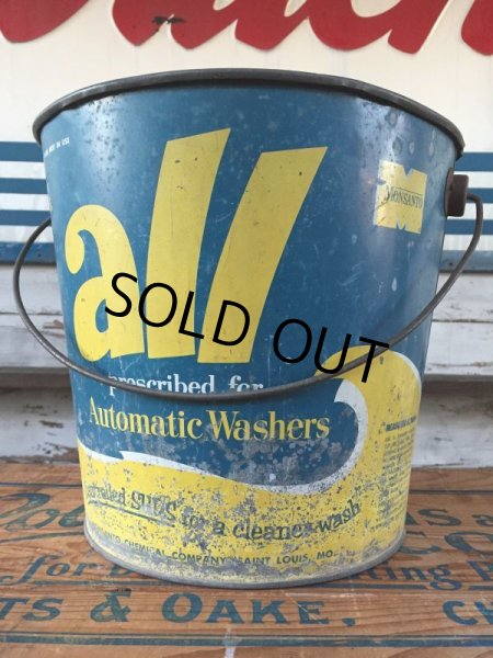 画像9: 50s Vintage All Automatic Washers Bucket   (J102) (9)