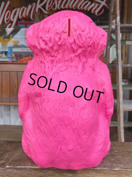 画像2: 60s Pink Monkey Ape Plastic Mold Bank ( (J117) (2)