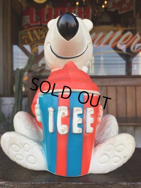 画像3: 70s Vintage ICEE BEAR Bank (J122)  (3)