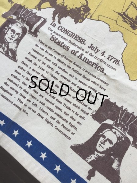 画像5: 70s Vintage McGREGOR 1776-1976 BI-CENTENARY U.S.A. Banner (J120) (5)