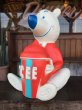 画像2: 【SALE】 70s Vintage ICEE BEAR Bank (J123)  (2)