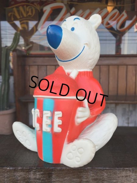 画像2: 【SALE】 70s Vintage ICEE BEAR Bank (J123)  (2)