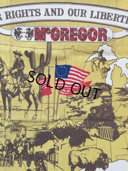 画像8: 70s Vintage McGREGOR 1776-1976 BI-CENTENARY U.S.A. Banner (J120) (8)