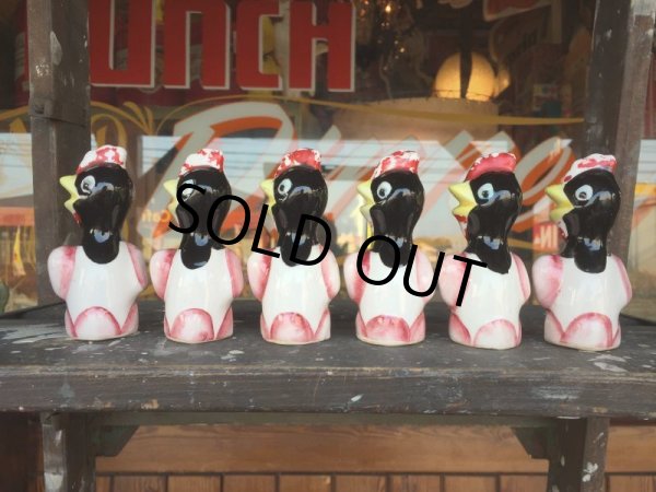 画像3: Vintage Rooster Spice Containers Set (J124) (3)