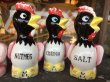 画像7: Vintage Rooster Spice Containers Set (J124) (7)