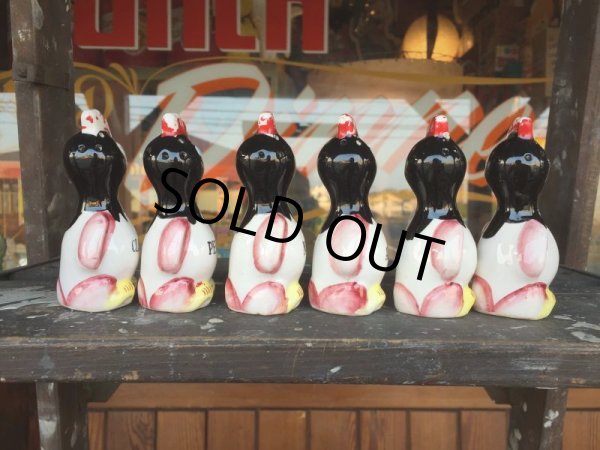 画像4: Vintage Rooster Spice Containers Set (J124) (4)