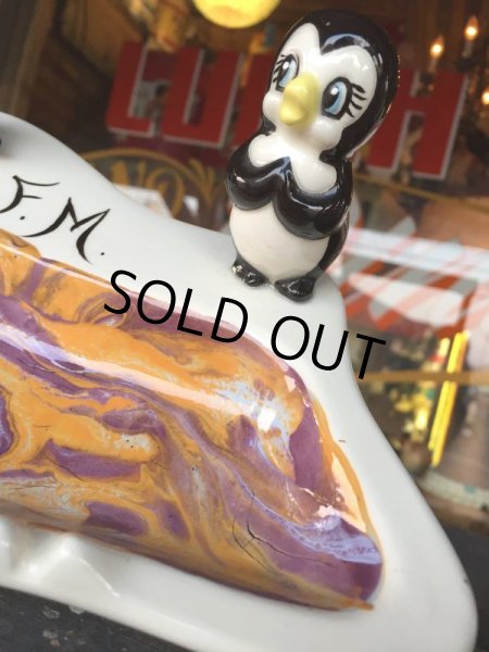 画像3: Vintage Ceramic Penguin Cigarette Ashtray (J125) (3)