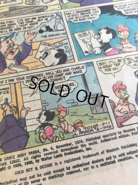 画像3: 70s Vintage Gold Key Comic Walter Lantz Andy Panda (J127) (3)