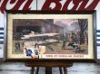 画像1: Vintage Pabst Blue Ribbon Beer Lithograph Cardboard Framed Sign (J151) (1)