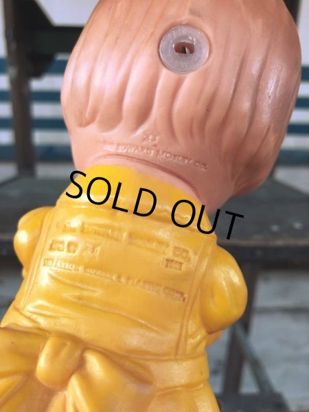 画像9: 60s Vintage Edward Mobley Squeak Doll Girl & Bear (J156) (9)