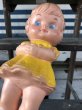 画像6: 60s Vintage Edward Mobley Squeak Doll Girl & Bear (J156) (6)