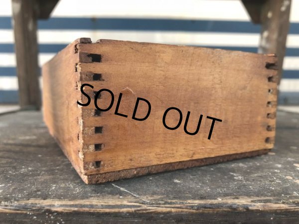 画像6: Vintage Salt Codfish Wooden Box OLD ENGLISH (J166)  (6)