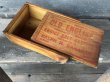 画像2: Vintage Salt Codfish Wooden Box OLD ENGLISH (J166)  (2)