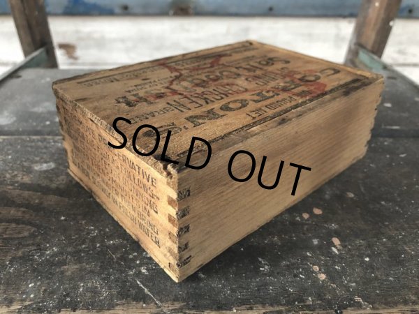 画像6: Vintage Salt Codfish Wooden Box Groton's (J167)  (6)