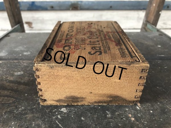 画像5: Vintage Salt Codfish Wooden Box Groton's (J167)  (5)
