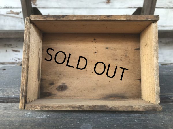 画像9: Vintage Salt Codfish Wooden Box Groton's (J167)  (9)