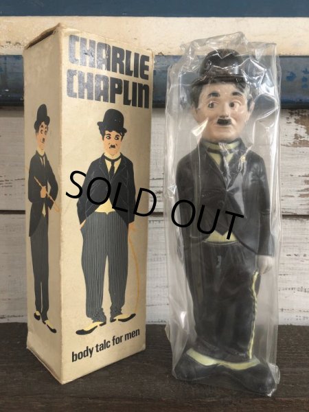 画像1: 70s Vintage Charlie Chaplin Bottle (J171) (1)