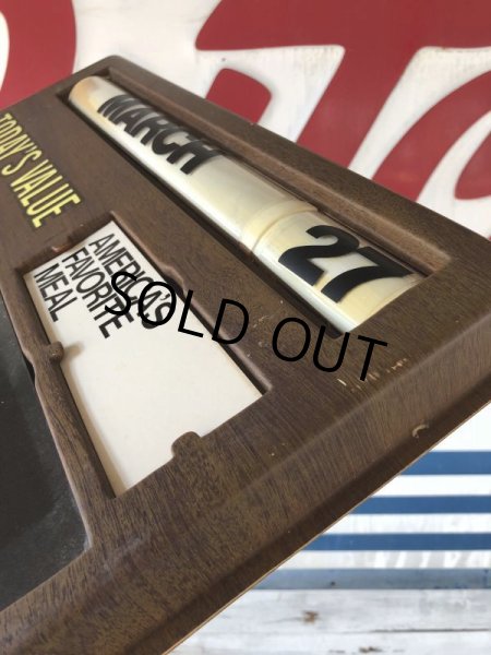 画像2: Vintage Coca Cola Menu Board w/Calendar (J184)  (2)