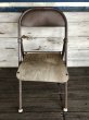 画像1: Vintage Metal Folding Chair (J198) (1)