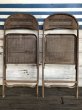 画像7: Vintage Metal Folding Chair Set (J201) (7)