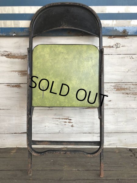 画像10: Vintage Lyon Metal Folding Chair (J200) (10)