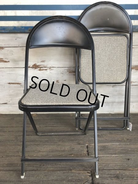 画像1: Vintage Metal Folding Chair (J199) (1)