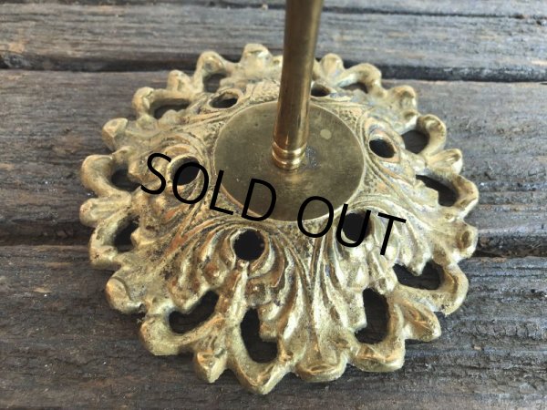 画像9: Vintage Brass Shell Dish Gloved Hand Clip Stand JAPAN (J202) (9)