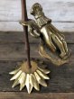 画像9: Vintage Brass Gloved Hand Clip Stand JAPAN (J207) (9)